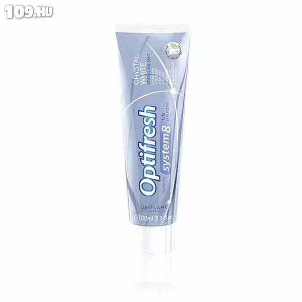 Fehérítő fogkrém Optifresh System 8 Crystal White