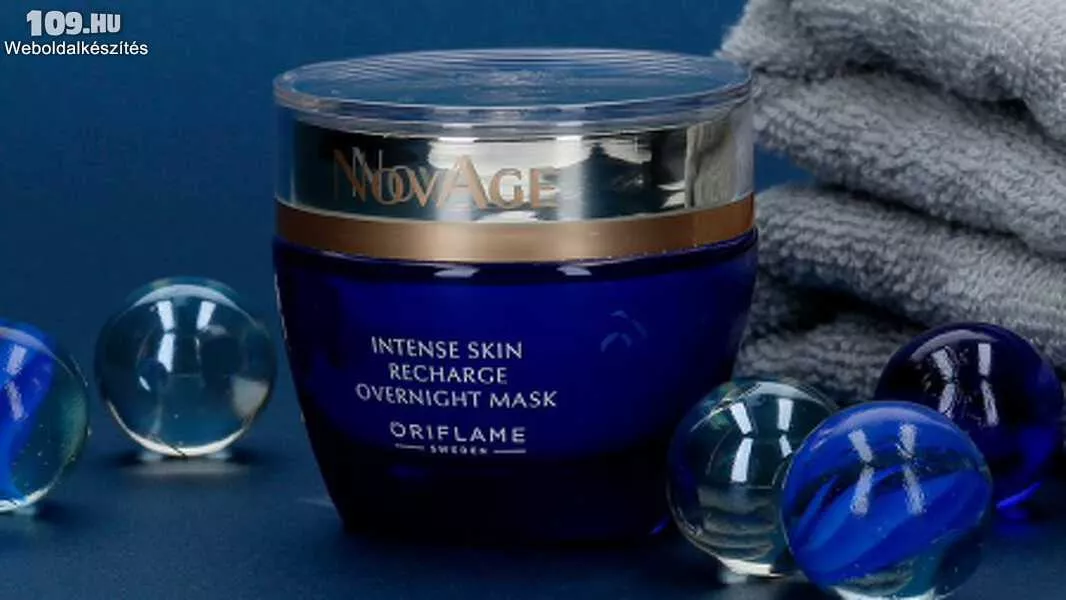 NovAge Intense Skin Recharge regeneráló éjszakai arcmaszk